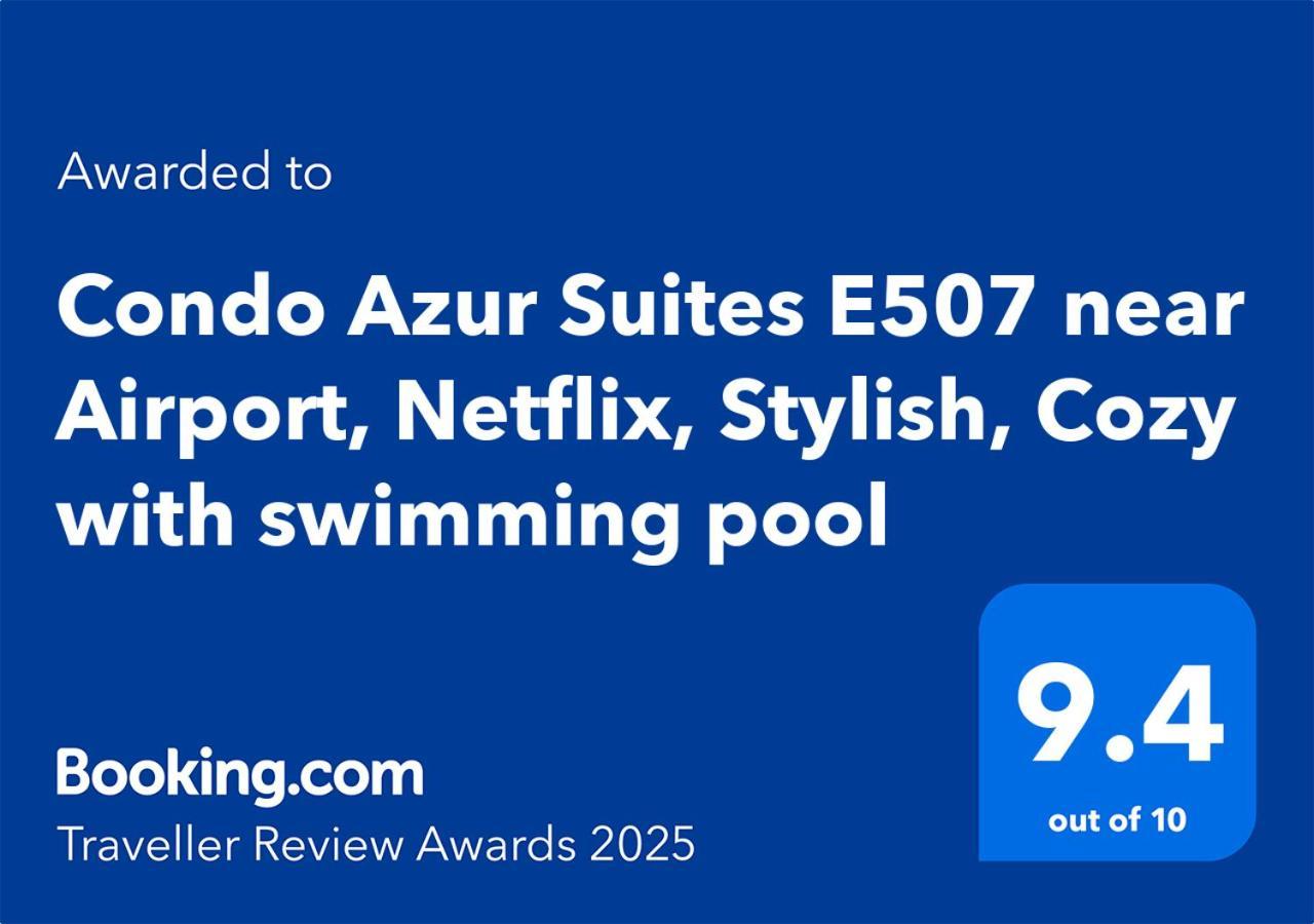 Condo Azur Suites E507 Near Airport, Netflix, Stylish, Cozy With Swimming Pool 麦克坦 外观 照片